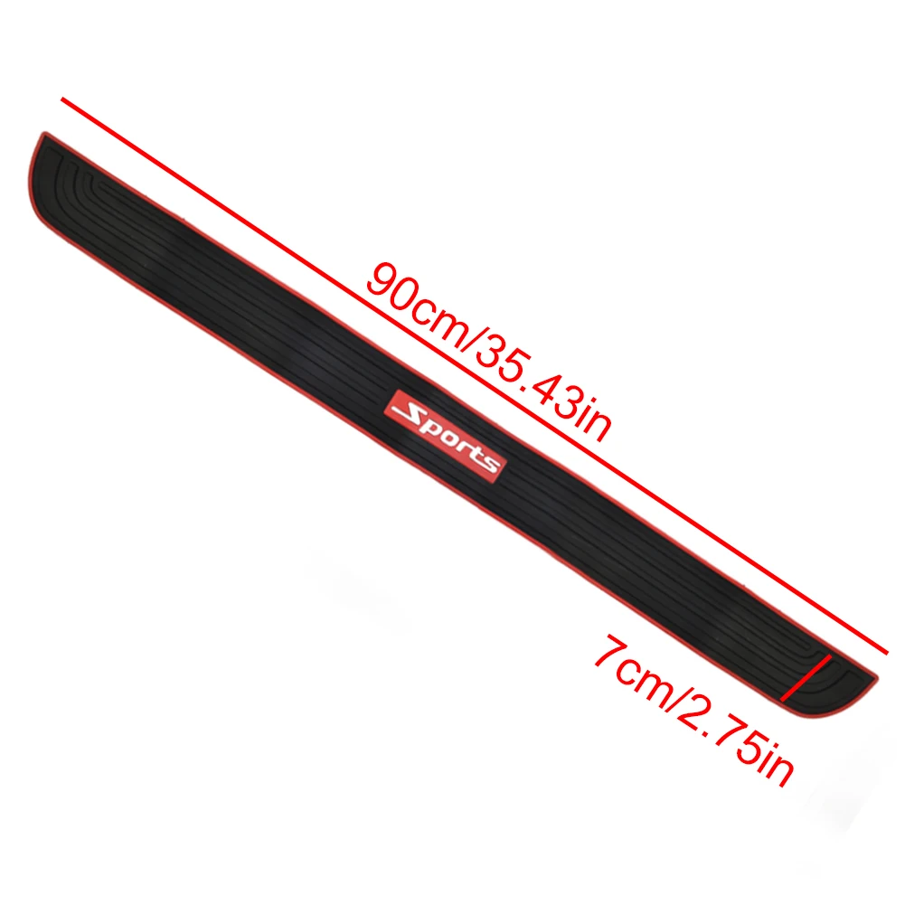 

High Quality Practical Durable Useful Door Sill Strip 90cm 90cm x 7cm Auto Car Cover Guard Sill Universal Bumper