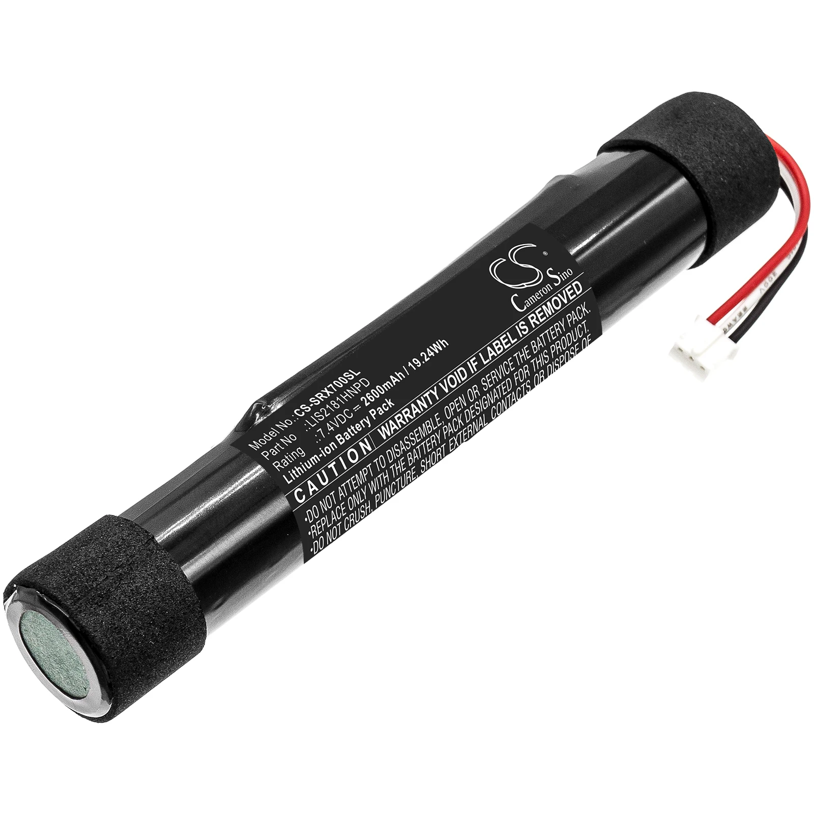 

CS Speaker Battery for Sony SRS-X7 SRS-BTX300 Fits LIS2181HNPD Li-ion 7.40V 2600mAh/19.24Wh