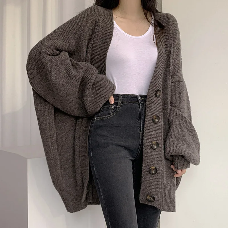 

Sweaters Korean Fashion Sweater Long Sleeve Top Roupas Femininas My Orders Winter Clothes Women Sweatshirts Cardigan Vintage