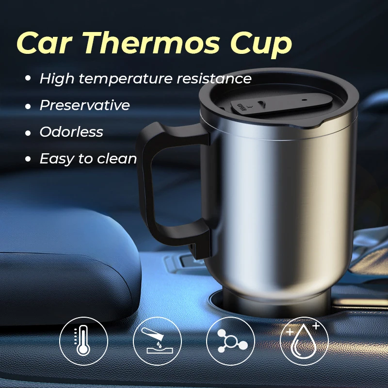 500 мл 12 В автомобильная электрическая нагревательная чашка USB водонагреватель