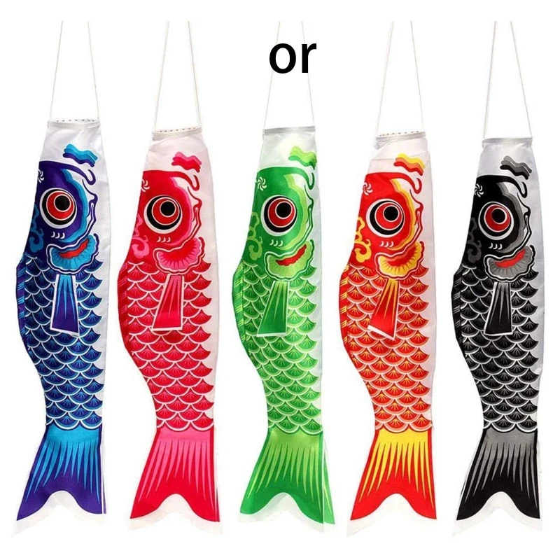 Японские ветрозащитные носки для карпа 5 шт. Koinobori набор дома сада отеля школы