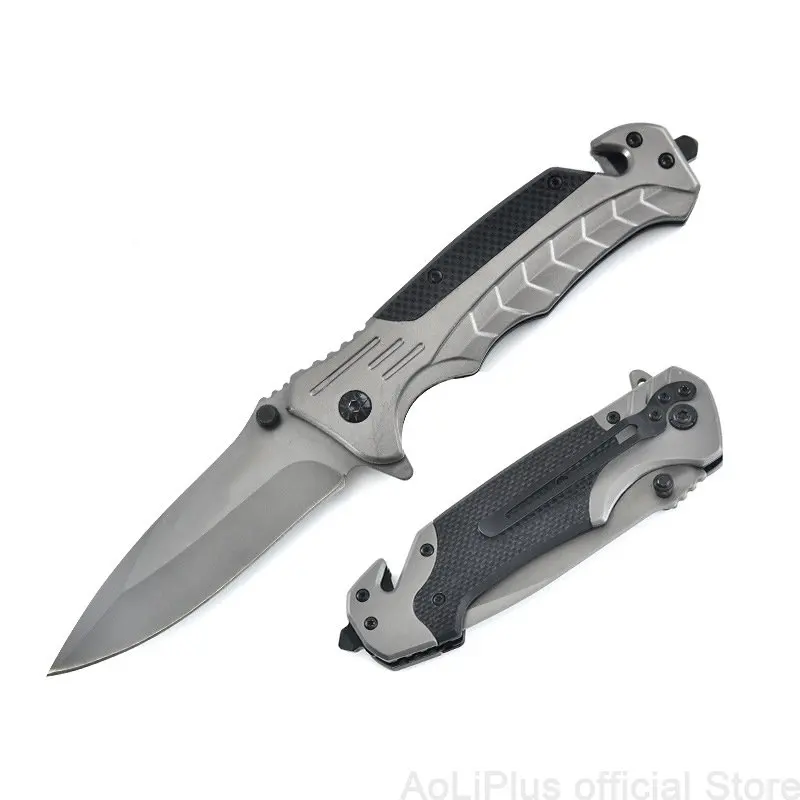 

Hunting Camping Multi-function Military Knife Tactical Folding Knife Outdoor Survival Self Defense EDC Tools