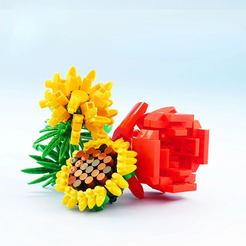 

DIY Cactus Succulent Building Blocks Home Garden Decoration Plants MOC Bonsai Building Blocks Children's Toys Christmas Gifts