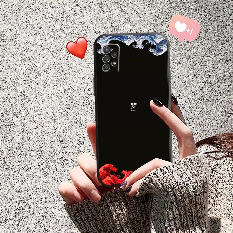 

Painting Of Waves Phone Case For Samsung A31 5G A52 5G A71 4G A50 A72 A51 A32 A31 A50S A60 A70 A41 A42 91jx Protective Coque