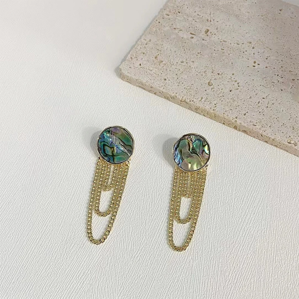 

Temperament Personalized Fritillaria tassel earrings for women's Girl party gift Upscale Jewelry wholesale