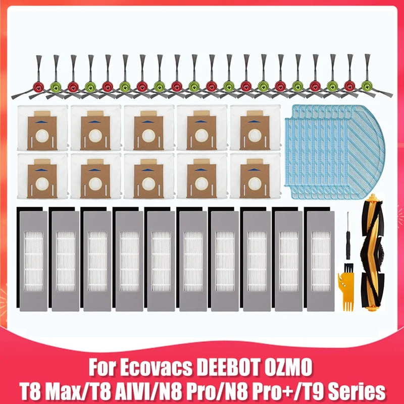 

Promotion!Replacement Parts For Ecovacs DEEBOT OZMO T8 Series T8 Max T8 AIVI N8 Pro N8 Pro+ Robot Vacuum Cleaner