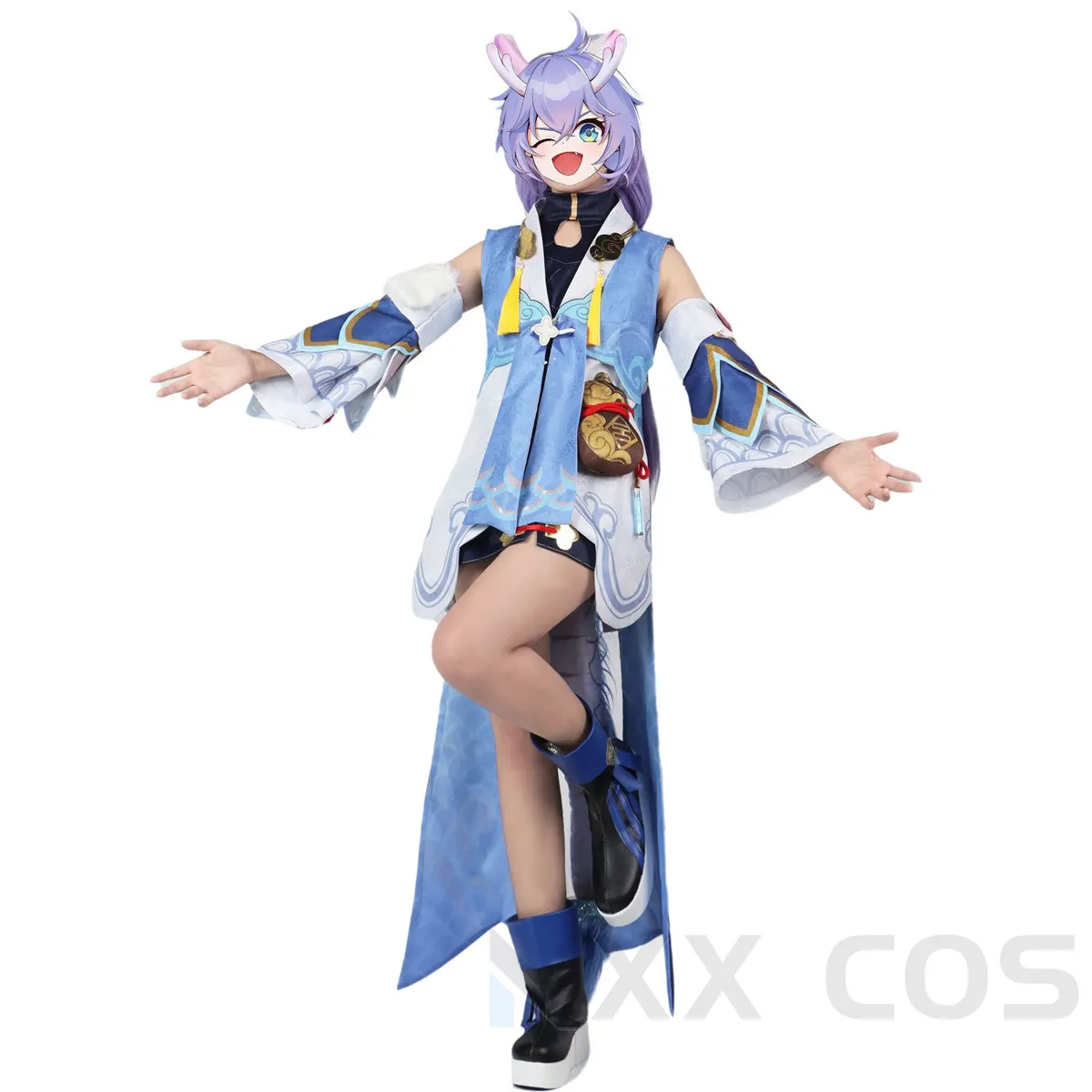 Костюм для косплея игры Honkai Star Rail Bailu костюм ролевых игр комикс с платьем