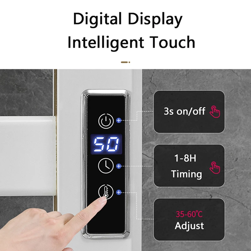 Грелка для полотенец с электрическим подогревом радиатор ванной комнаты 8