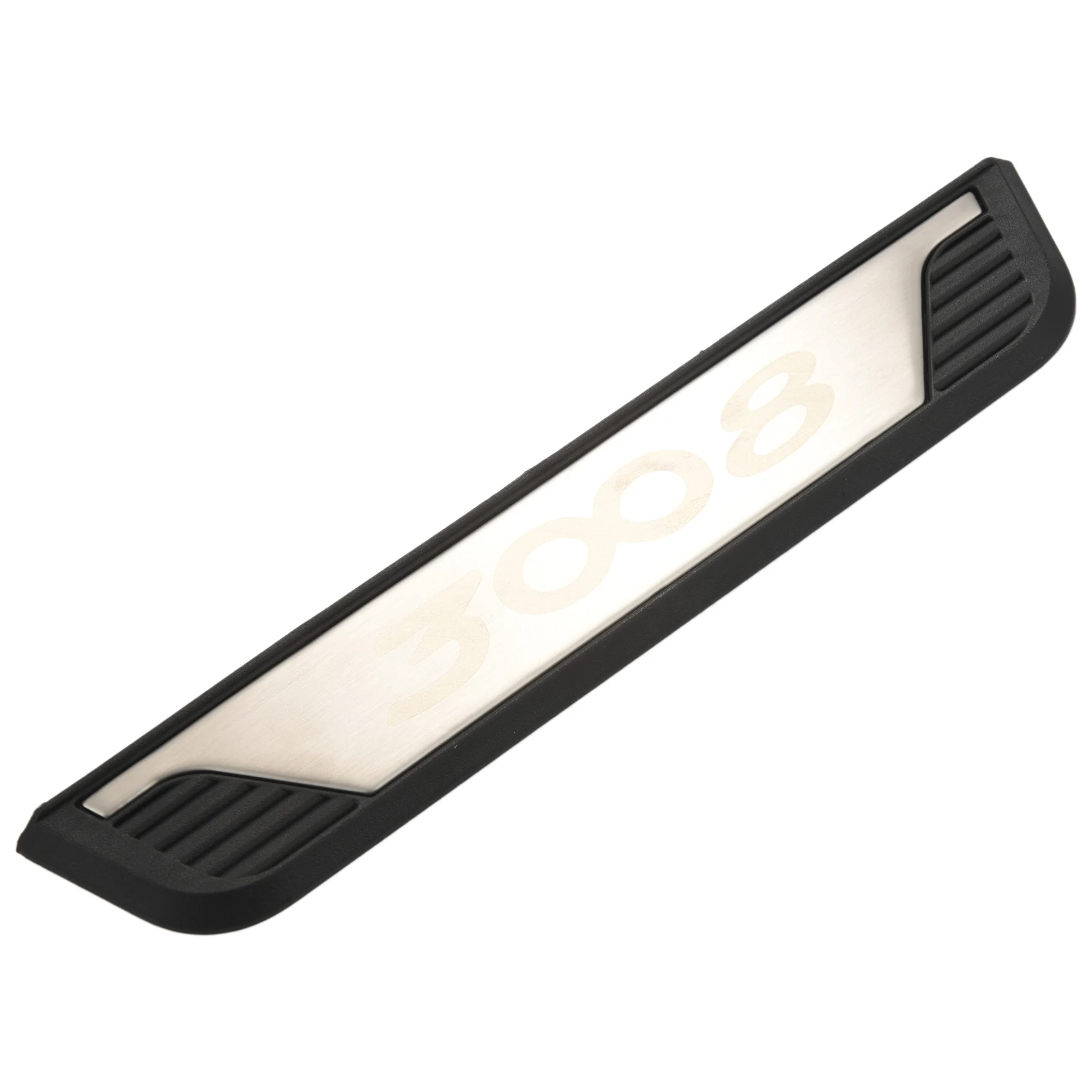 

for Peugeot 3008 3008GT Car Door Sill Scuff Plate Trim Stainless Steel Protector Plates Interior Accessories 2017-2019