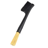 professional coffee grinder cleaning brush for bean grain double head dust cleaner coffee tool for barista home kitchen