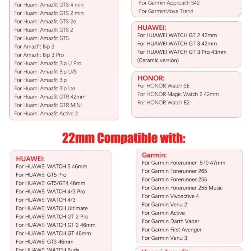 Плетеный ремешок-петля 20 мм22 мм для Amazfit GTR 433 Pro47 ммGTR 22eGTS 4322eGTS2 Miniбраслет для часов Amazfit Bip 65 (art.: 3920db8a7aa13) - 3920db8a7aa13