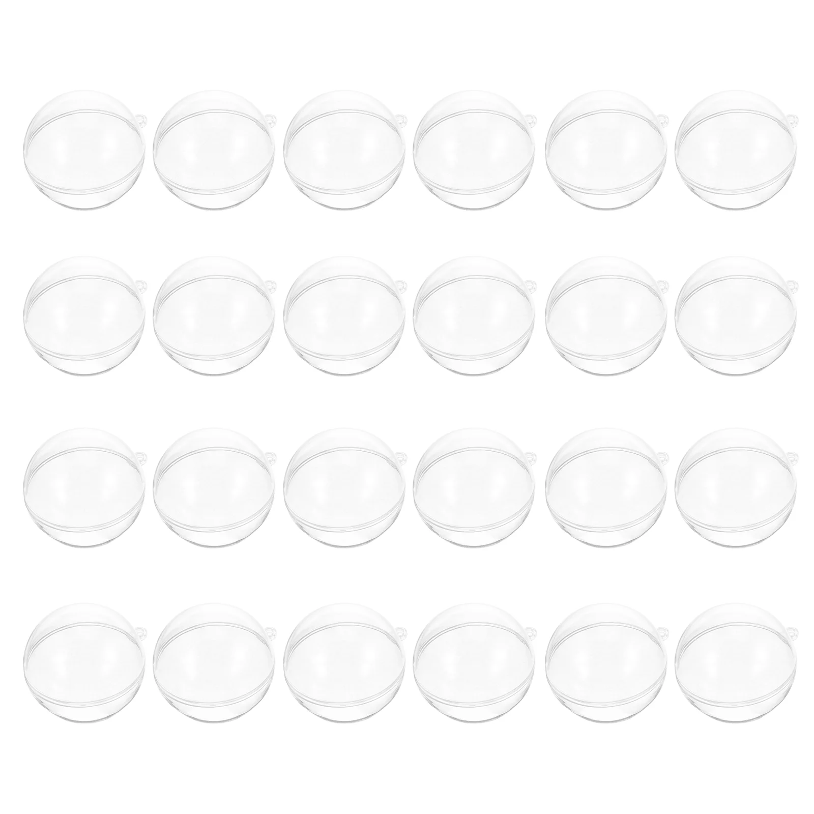 

Christmas Ornamentsfillableclear Baubles Tree Decorationsgiftcases Craft Party Ornament Candy Round Containers Crafts