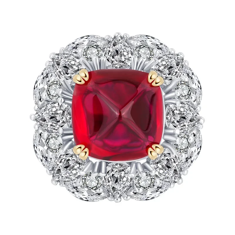 

Женское кольцо из серебра пробы, 12 х12 см