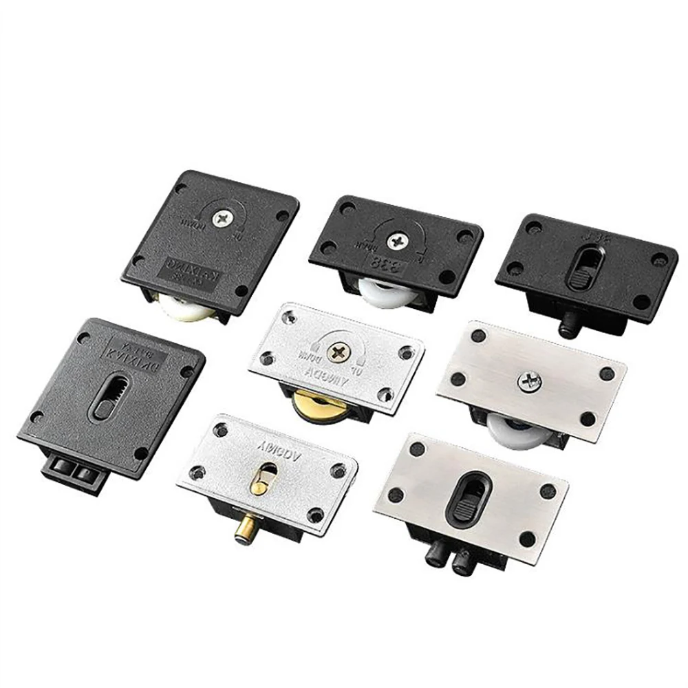 2 шт./комплект направляющие для раздвижных дверей из нержавеющей стали