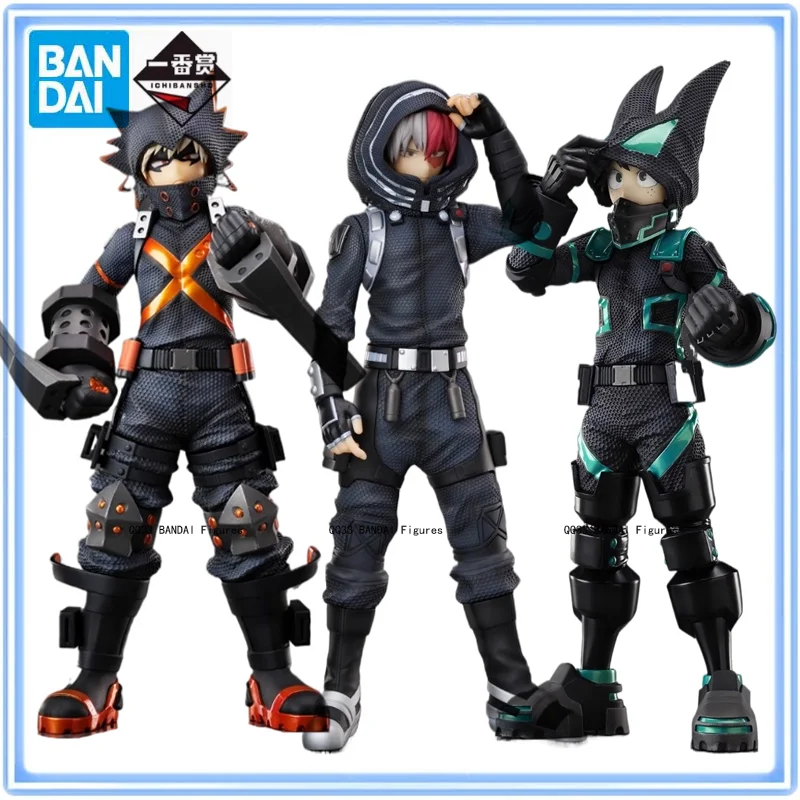 Оригинальный My Hero Academy Katsuki Bakugou Midoriya Izuku Todoroki Shoto STEALTH SUIT Ver.world Heroer'mission Фигурка
