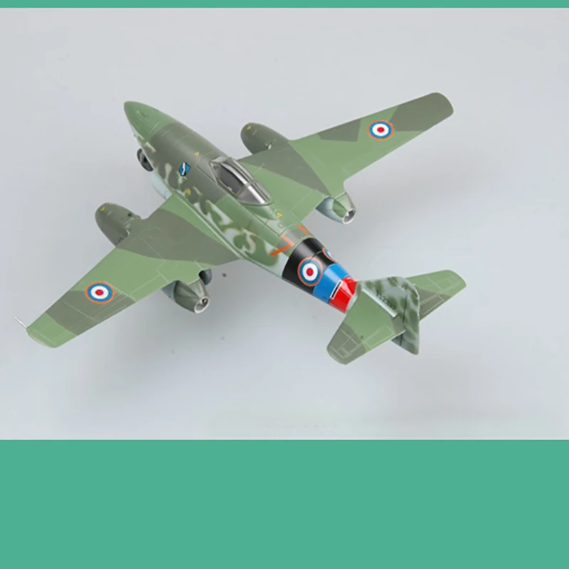 Немецкая модель самолета Me262 A-1a fighter Yellow 7 # с пластиковой отделкой коллекционная