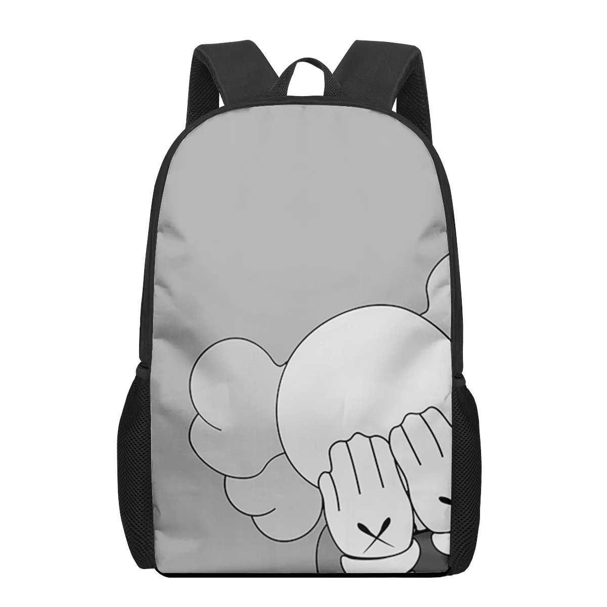 trend brand kaw painting 3D Pattern School Bag for Children Girls Boys Casual Book Bags Kids Backpack Boys Girls Schoolbags Bagp