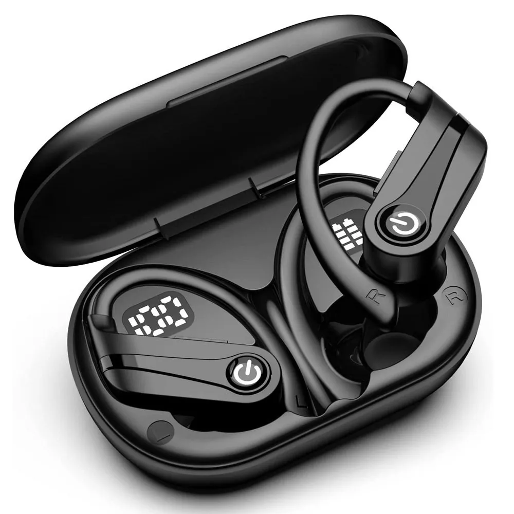 

TWS Sports Earbuds Bluetooth 5.3 HIFI Bass Wireless Headphone LED Display Handsfree Earphone Noise Cancelling Waterproof Headset