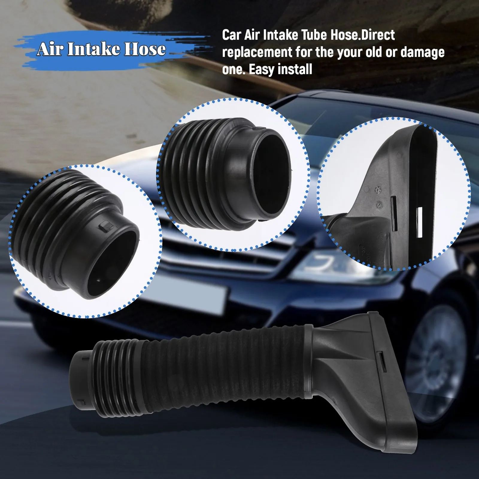 Фото Воздухозаборный патрубок для Mercedes-Benz W204 C250 M271 2012-2015 1.8L, OE 2710900982, трубка воздуховода двигателя №2