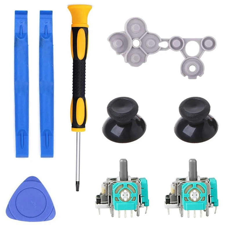 

3D Button Joystick Stick & Repair Tool Kit Replacement For ONE Wireless Controller Accessories