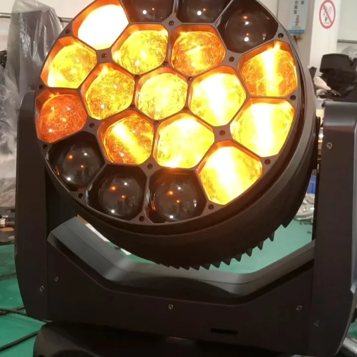 

19x40w led 4-in-1 RGBW high brightness led zoom big bee eyes flower effect moving head with beam for live events