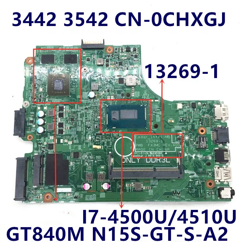 

CN-0CHXGJ 0CHXGJ CHXGJ For Dell Inspiron 3442 3542 5748 13269-1 FX3MC Laptop Motherboard With I7-4500U I7-4510U GT840M 100% Test
