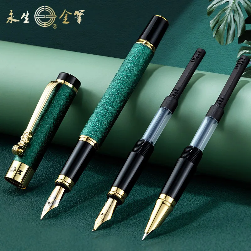 

Ручка перьевая Yongsheng из трех предметов, Подарочная каллиграфическая ручка для бизнеса, ручка для взрослых