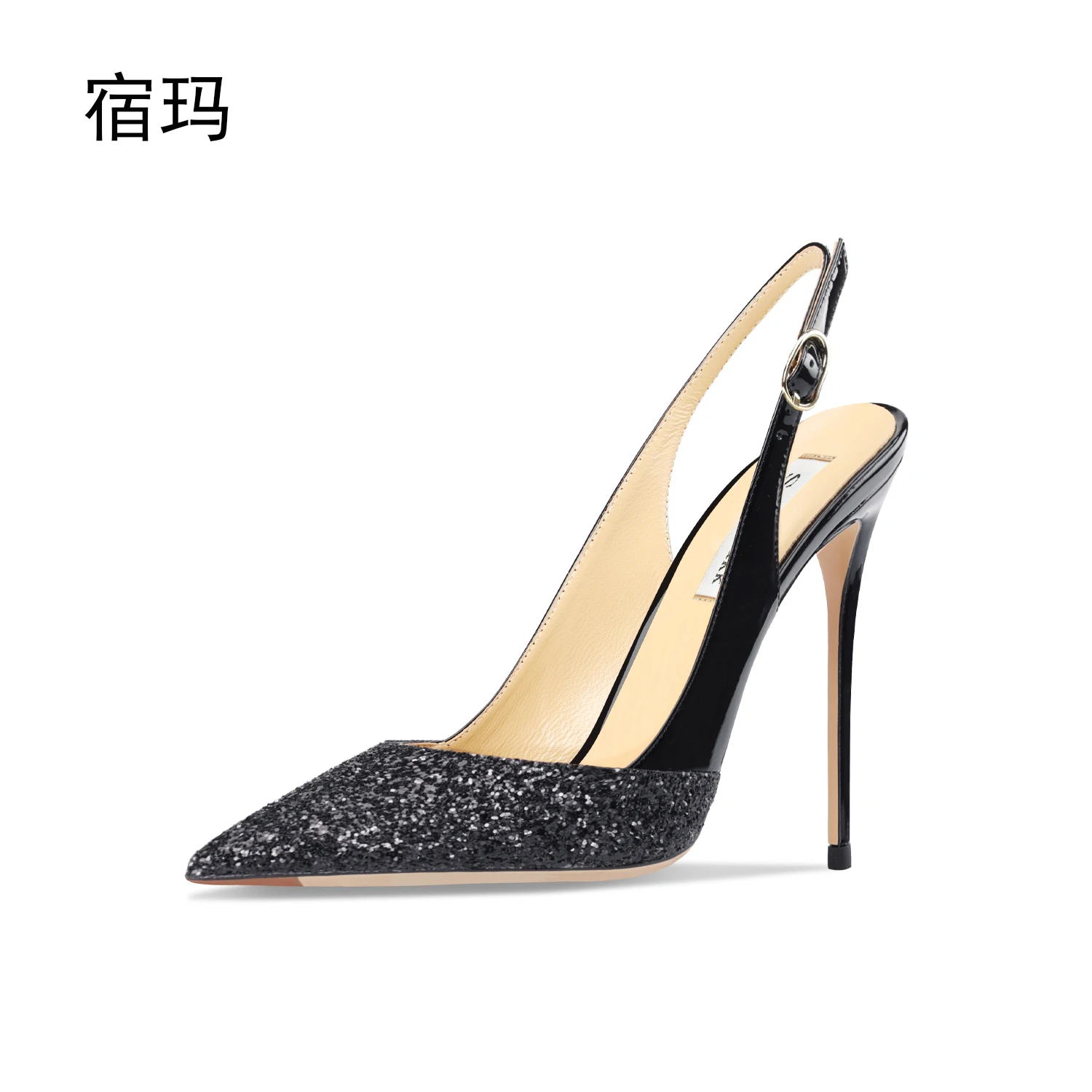 2023 Women Ankle Strap Stiletto Heel Dress Sandals Fashion Elegant Party Shoes Pointed Toe High Heels Summer Classic Sexy Pumps