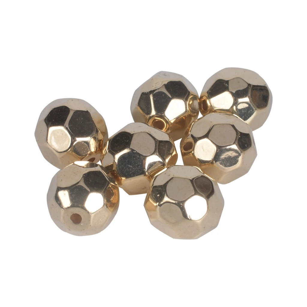 

30-500Pcs/Lot 3-12mm Gold Color CCB Loose Beads For Jewelry Making Diy Needlework Spacer Faceted Plastic Beads