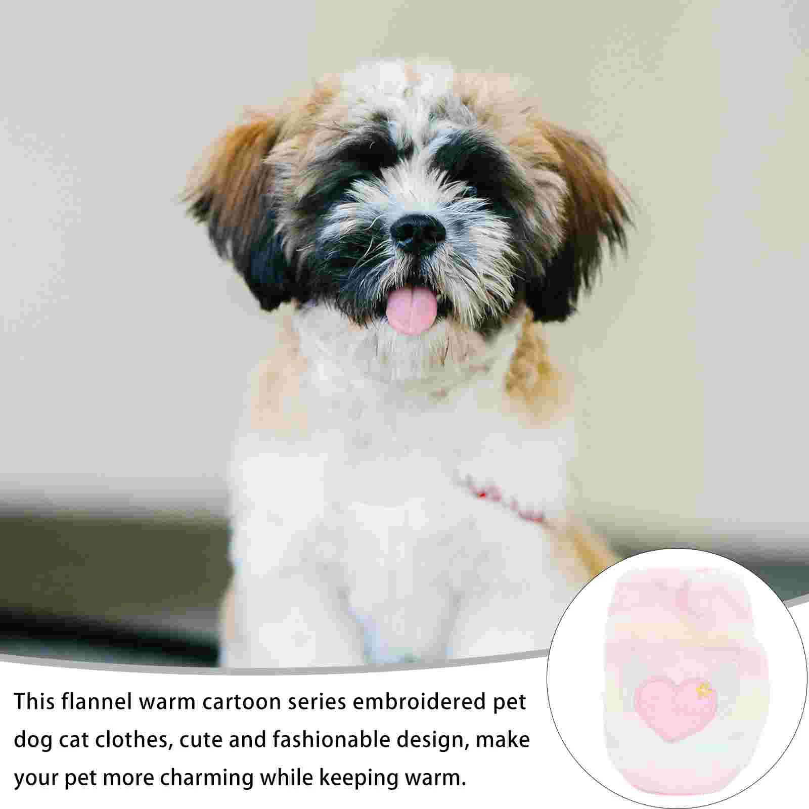 

Dog Pet Costume Winter Clothes Dogs Sweaters Vest Girl Warm Large Shirt Sweater Outfit Soft Puppy T Fleece Rabbits Clothing