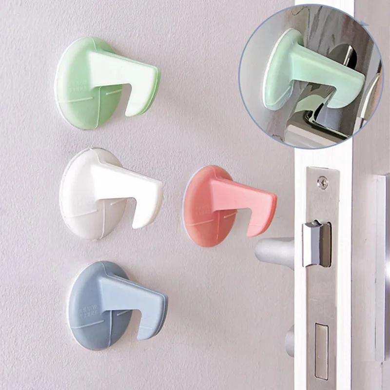 

Thickened Door Stopper Rear Wall Anti-collision Pad Door Handle Mute Anti-collision Stick with Hook Anti Vibration Pad Door