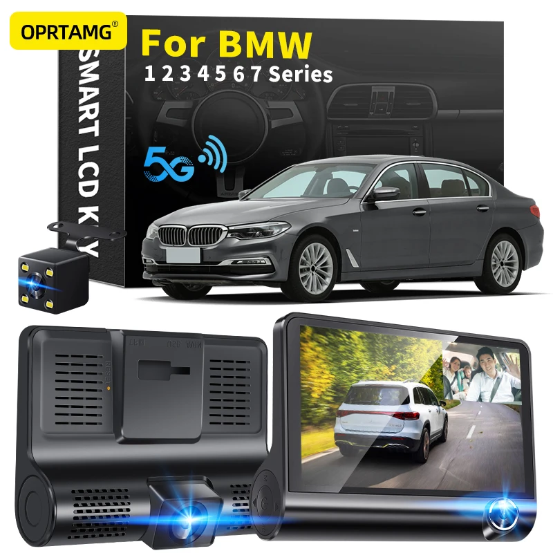 Видеорегистратор OPRTAMG для BMW Автомобильный регистратор 1 2 3 5 6 7 серии E46 E90 F30 F31 E39 E60