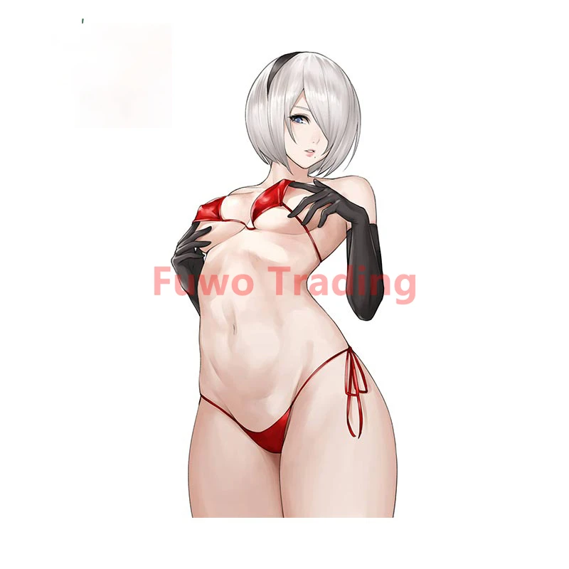 

Fuwo Trading Personality NieR Car Sticker and Decals Waterproof Anti-UV PVC Accessories Graffiti Sticker Occlusion Scratch Decor