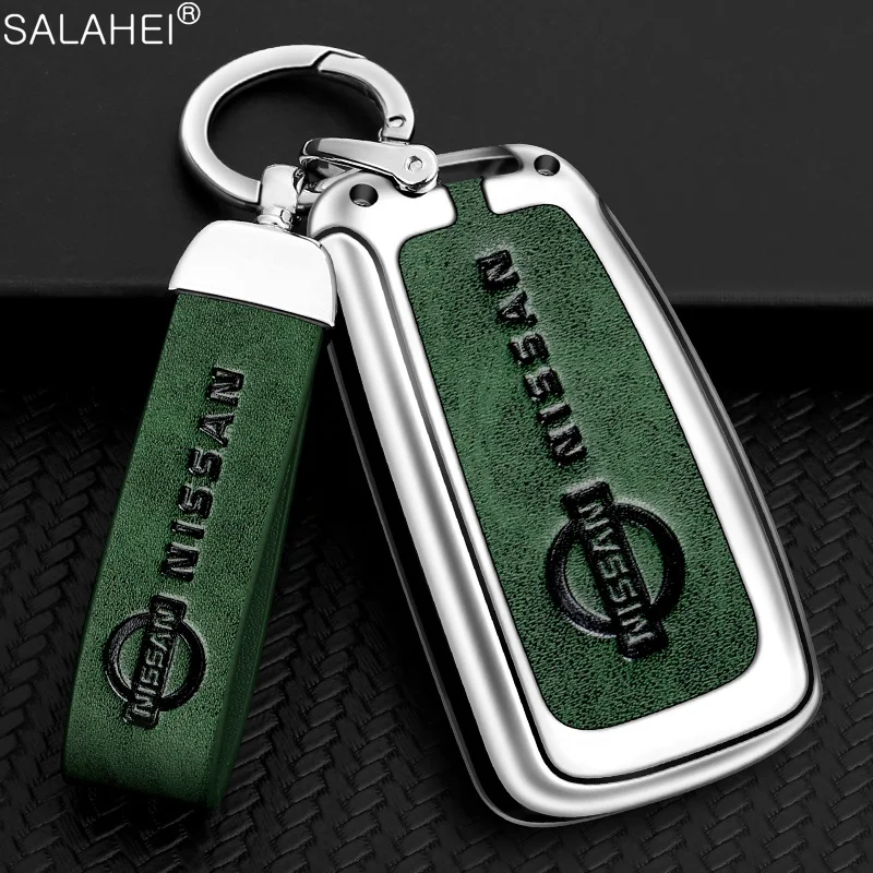 2/3/4 buttons Zinc Alloy Car Key Case Cover For Nissan X-Trail T32 Rogue Juke F15 Qashqai J11 Murano MAXIMA ALTIMA Accessories