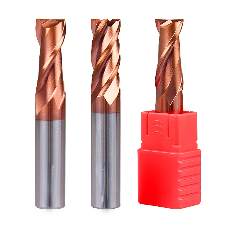 

HRC 45/55/60/65 Parallel Shank Solid Tungsten Carbide End Mill CNC End Milling Cutter for Stainless Steel Metal