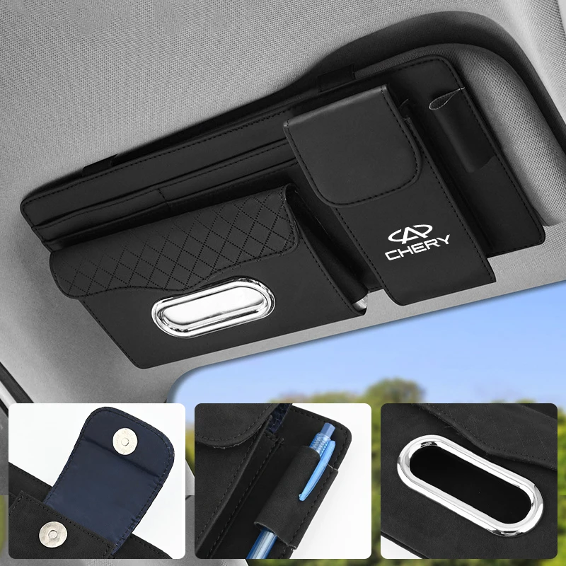 Автомобильная коробка для салфеток солнцезащитный козырек чехол карт держатель