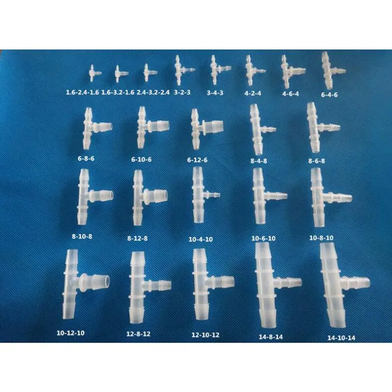 

Пластиковый редукционный тройник CNWIKIYA 1.6-14 мм