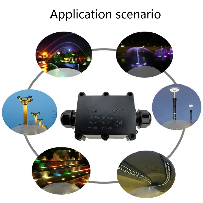Наружная внешняя коробка для шнура электропитания водонепроницаемый