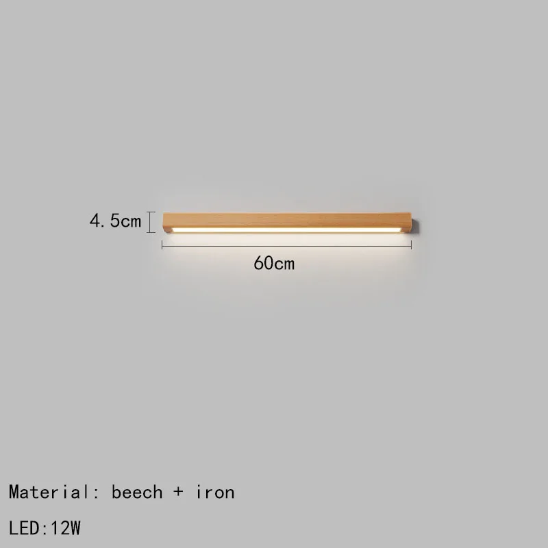 

Настенная деревянная лампа IWP, 60/80/100/120 см