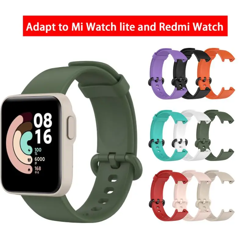 

Ремешок силиконовый для наручных часов Mi Watch Lite/ Redmi, сменный универсальный браслет для Xiaomi