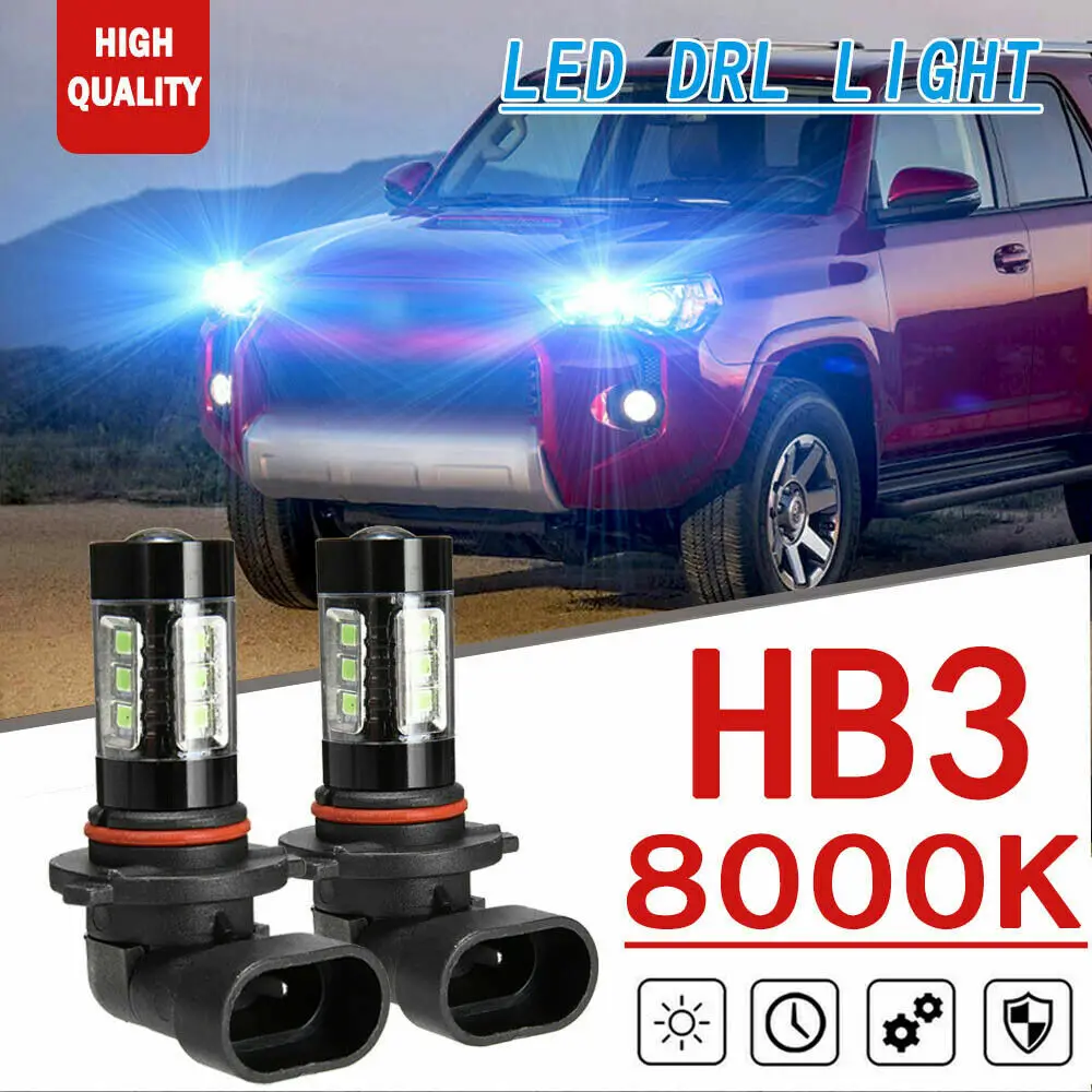 

Дневные ходовые огни для Toyota 4runner RAV4 Highlander 2x HB3