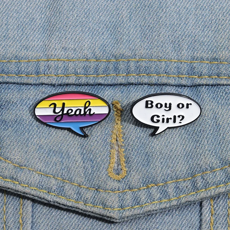 Год для мальчиков или девочек булавка Eanmel ЛГБТ радужная гордость забавная брошь