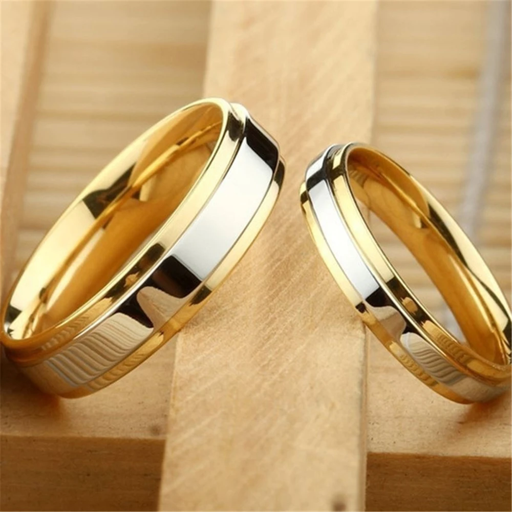 

Luxury Design Couple Rings Simple Engagement Wedding Rings Exquisite Promise Ring Romantic Valentine's Day Gifts