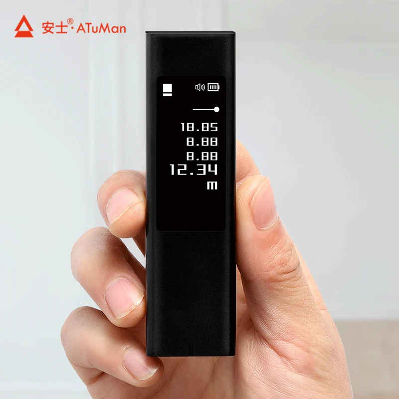 

Лазерный дальномер ATuMan LS5 с сенсорным экраном, 40 м