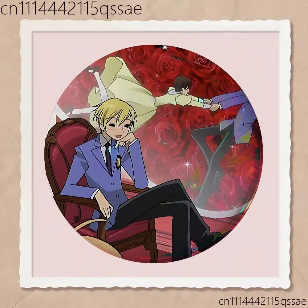 Фото OHSHC O-Ouran High School Креативные броши с изображением персонажей, значки для украшения одежды, аксессуары для рюкзаков, подарки №3
