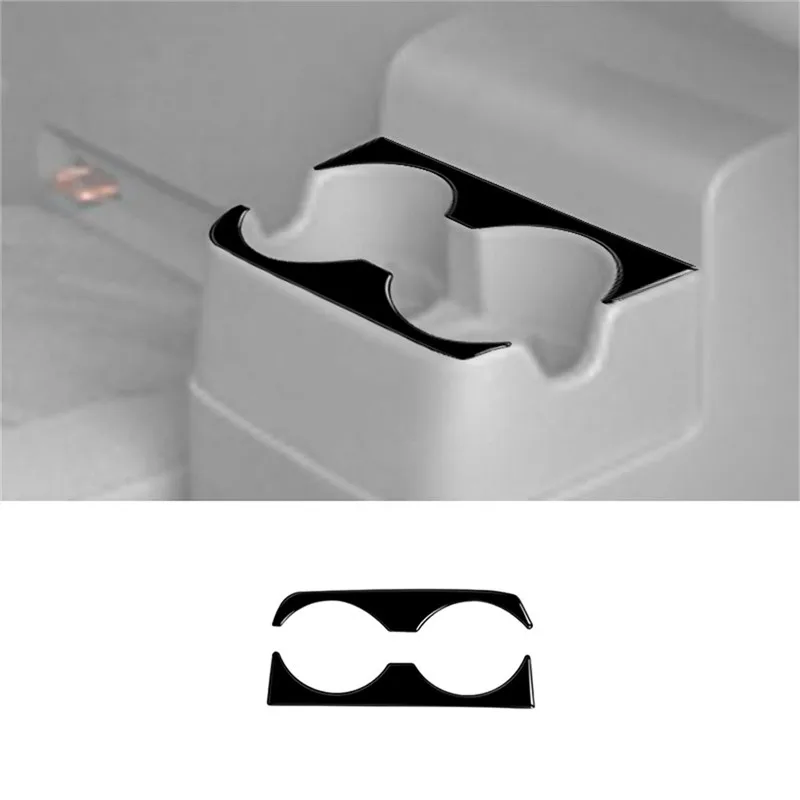 Блестящая черная Автомобильная задняя Центральная Кусачка из АБС-пластика