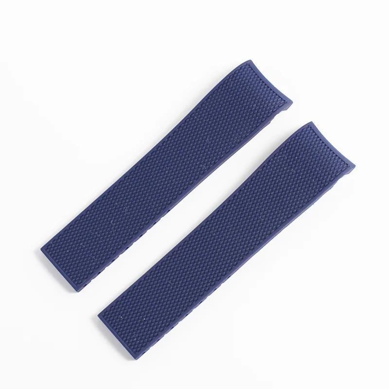 21mm Rubber Silicone Watchband Strap For Longines Conquest Waterproof Diver