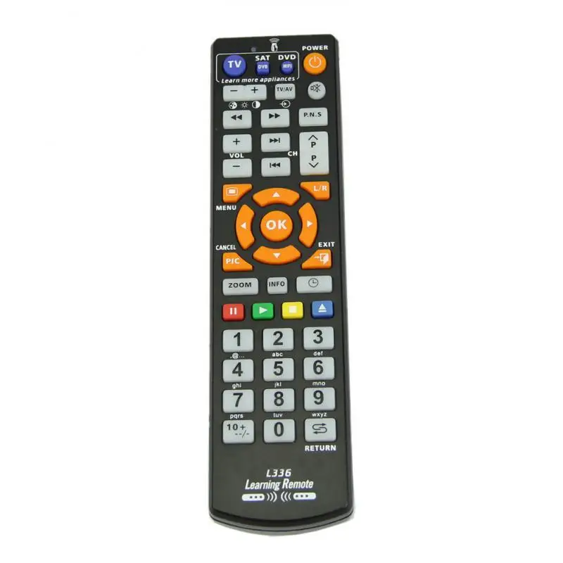 

Smart Remote Control Tv Universal L336 Copy Learning Controller For Tv Cbl Dvd Sat Stb Dvb Hifi Tv Box Vcr Str-t Ir High Quality