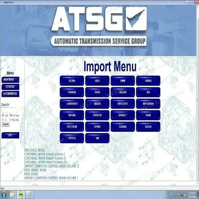 Фото Программное обеспечение ATSG 2017, автоматические трансмиссии, сервисная группа, ремонт, ручная диагностика, автомобильный инструмент, обнаружение неисправностей №4