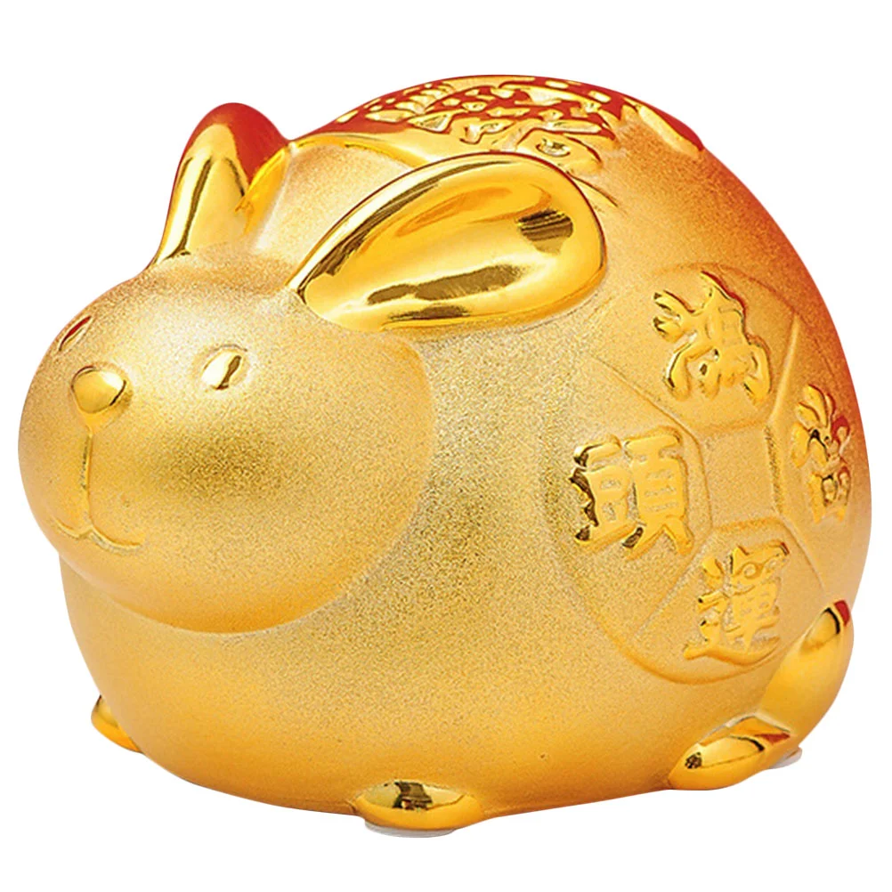 

Bank Piggy Money Jar Bunny Savingkids Year New Ornament Decor Chinese Banks Rabbit Cartoon Big Party Lovelypot Decoration Gift